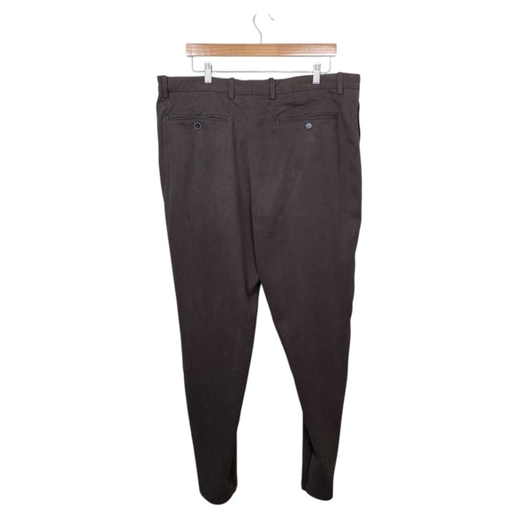 Tommy Bahama Men's Dark Brown Silk Blend Pants, 40 x 34 - Picture 5 of 15